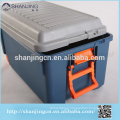 85Lplastic storage box bin with locking lid/ Turnover box